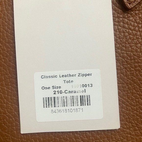 Cuyana Caramel Classic Leather Zipper Tote Brand New with Tags - Picture 12 of 12